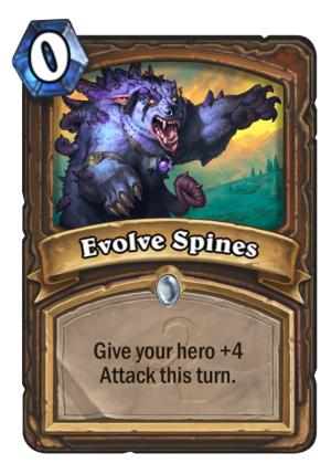 Evolve Spines Card