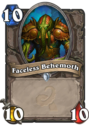 Faceless Behemoth Card
