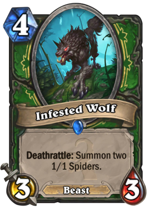 Infested Wolf Card