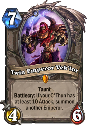Twin Emperor Vek’lor Card
