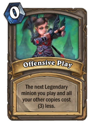 Offensive Play Card