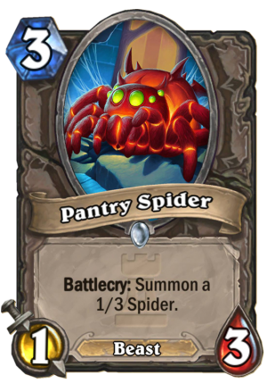 Pantry Spider Card