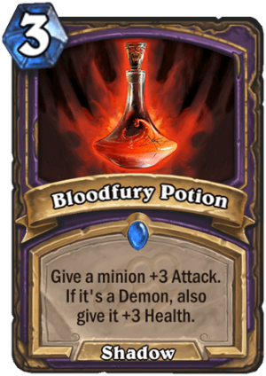 Bloodfury Potion Card