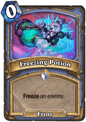 Freezing Potion Card