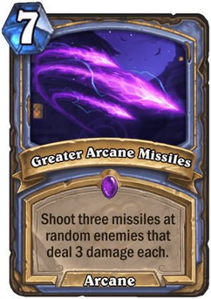 Greater Arcane Missiles Card
