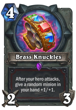 Brass Knuckles Card