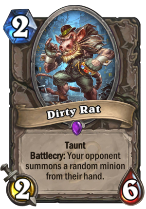 Dirty Rat Card