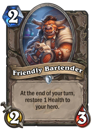Friendly Bartender Card