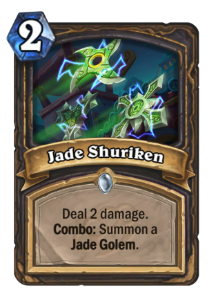 Jade Shuriken Card
