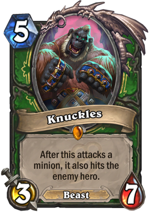 Knuckles Card