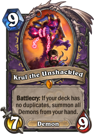 Krul the Unshackled Card