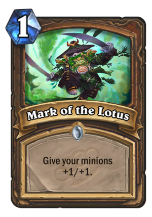 Mark of the Lotus Card