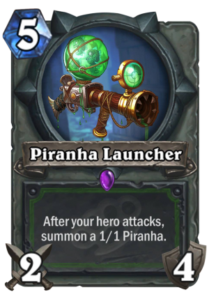 Piranha Launcher Card