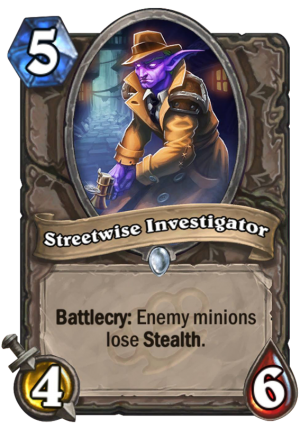 Streetwise Investigator Card