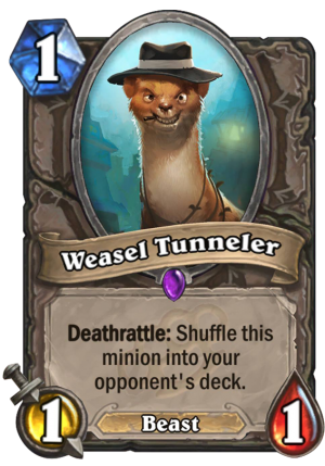 Weasel Tunneler Card
