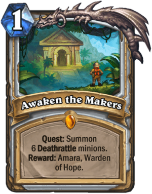 Awaken the Makers Card