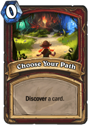 Choose Your Path Card