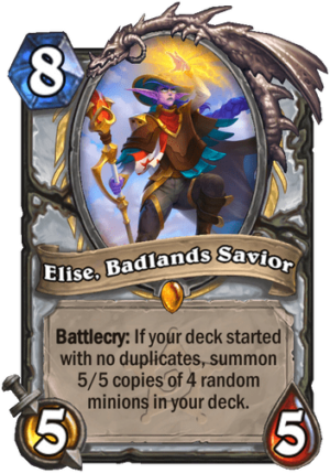 Elise, Badlands Savior Card