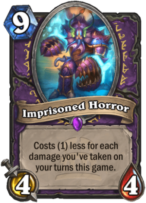 Imprisoned Horror Card