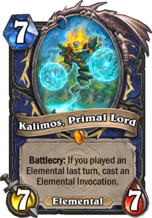 Kalimos, Primal Lord Card