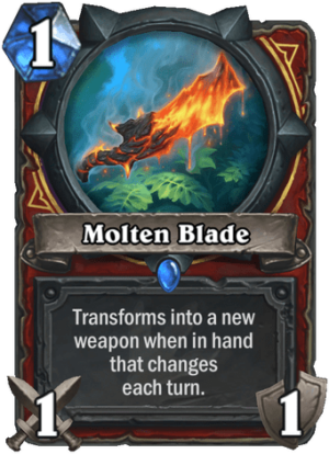 Molten Blade Card