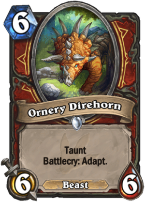 Ornery Direhorn Card