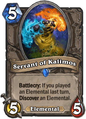 Servant of Kalimos Card