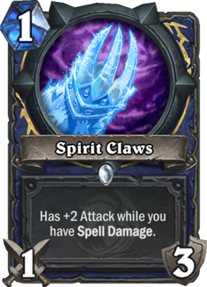Spirit Claws Card