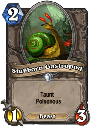 Stubborn Gastropod Card