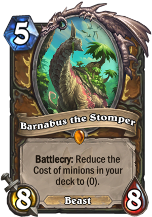 Barnabus the Stomper Card