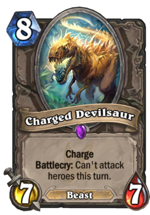 Charged Devilsaur Card