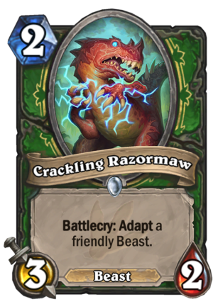 Crackling Razormaw Card