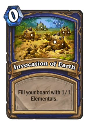 Invocation of Earth Card