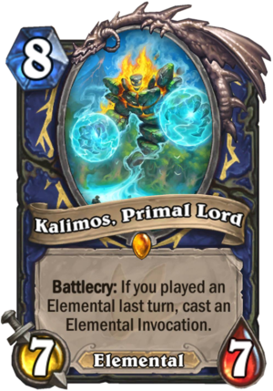 Kalimos, Primal Lord Card