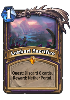 Lakkari Sacrifice Card