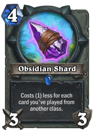 Obsidian Shard Card