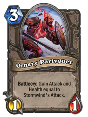 Ornery Partygoer Card