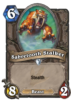 Sabretooth Stalker Card