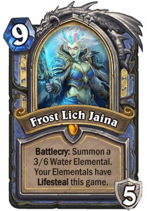 Frost Lich Jaina Card