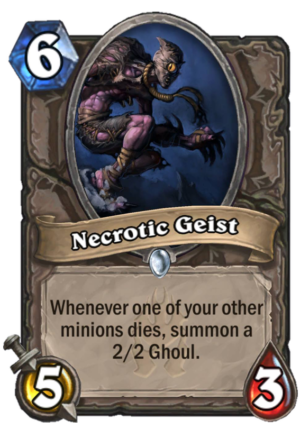 Necrotic Geist Card