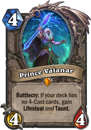 Prince Valanar Card