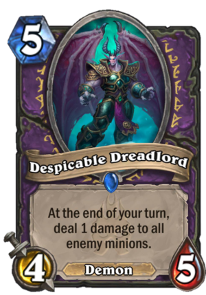 Despicable Dreadlord Card