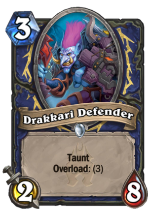 Drakkari Defender Card