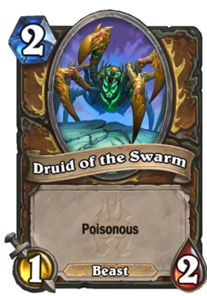 Druid of the Swarm (Poisonous) Card