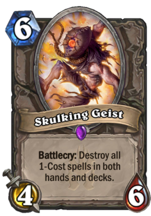 Skulking Geist Card