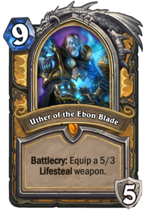 Uther of the Ebon Blade Card