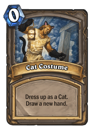 Cat Costume Card