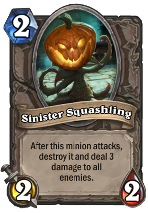 Sinister Squashling Card