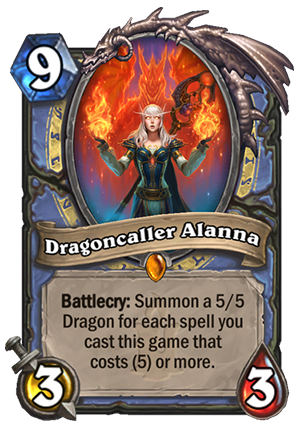 Dragoncaller Alanna Card