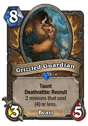 Grizzled Guardian Card